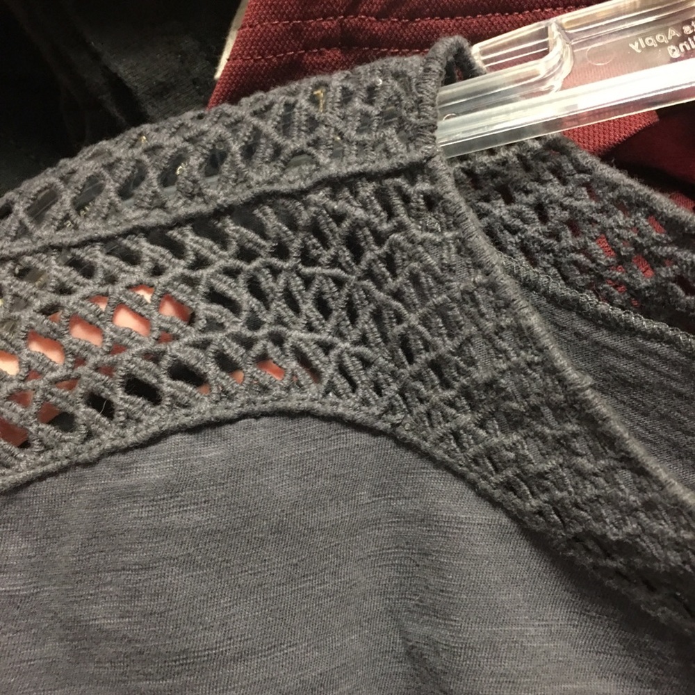 Beautiful Crochet Neck Shirt - Picture 6 of 7